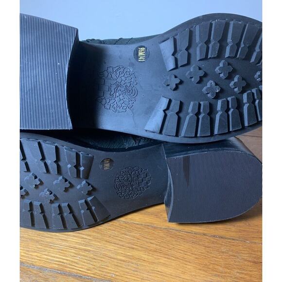 Vince Camuto Mid Boots Black 9 1/2 Old Money Parisian Princess - Picture 7 of 9